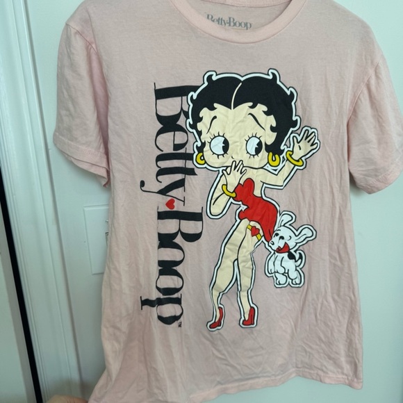 Pink Betty Boop Graphic T-Shirt M coquette - Picture 4 of 6